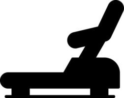 Treadmill Running Machine Glyph vector