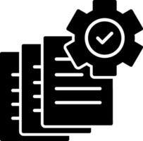 Batch Processing System Glyph vector