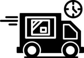 Security Scan Package Inspection Glyph vector