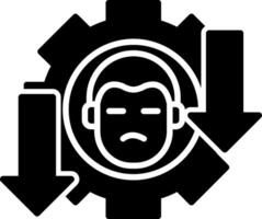 Carelessness in Action Glyph vector