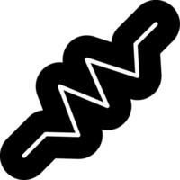 Resistor Electrical Component Glyph vector