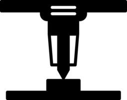 Laser Engineered Shape Glyph vector