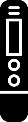 pH Meter Acidity Measurement Tool Glyph