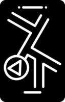 Navigation Technology Feature Glyph vector
