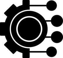 Digital Transformation Tools Glyph vector