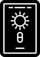 Ambient Sensor Environmental Monitoring Glyph vector