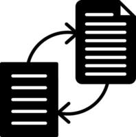 File Conversion Tools Glyph vector