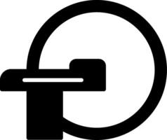Imaging Medical Scan Glyph vector
