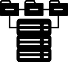 Database Management Systems Glyph vector