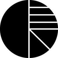 Pie Graph Representation Glyph vector