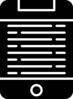 Smartphone Mobile Device Glyph vector