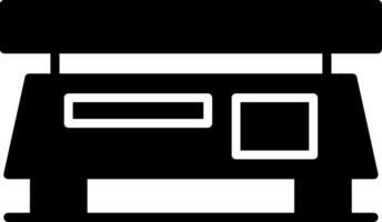 Unloading Cargo Removal Glyph vector