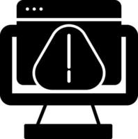 Error Log File Glyph vector