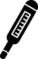 Thermometer Temperature Reader Glyph vector