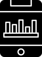 Bar Chart Graph Glyph vector