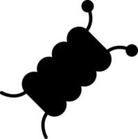 Desmodesmus Communis Algae Glyph vector