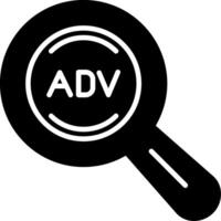 Advanced Search Tool Glyph vector