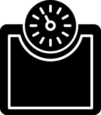 Weight Scale Body Measurement Glyph