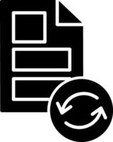 File Processing System Glyph vector