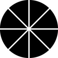 Pie Chart Graphical Data Glyph vector