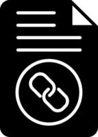 Linked Data Connections Glyph vector