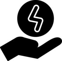 Save Energy Practices Glyph vector