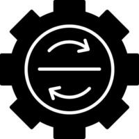 Synchronization Data Tools Glyph vector