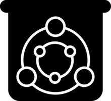 Drop Enzyme Application Glyph vector
