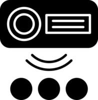 Color Sensor Color Detection Tool Glyph vector