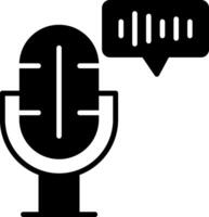 Voice Recognition Speech Identification Glyph vector