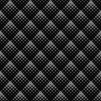 Seamless monochrome abstract diagonal square pattern background vector