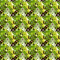Abstract seamless random curved shape pattern background design vector