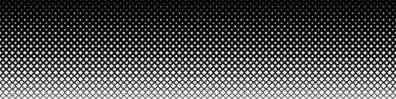 Geometrical square pattern background - geometric abstract black and white graphic from squares vector