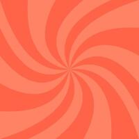An orange spiral background with a white swirl vector