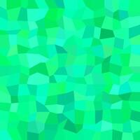 Abstract geometrical irregular rectangle mosaic background - green polygonal graphic design vector