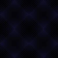 Geometrical blue dot pattern in black background - abstract graphic vector