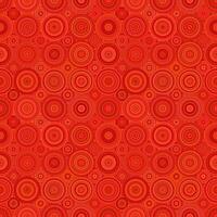 Geometric red circle mosaic pattern background - repeatable graphic vector