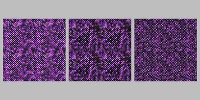 Abstract seamless geometrical random circle pattern background set vector