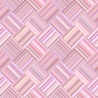 Pink geometrical diagonal striped tile mosaic pattern background - floor graphic vector