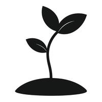 Sprout Seedling Isolated Stock Image vector