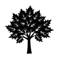 Tree silhouette icon.tree icon.tree silhouette vector