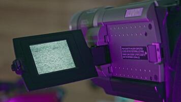 Vintage Camcorder with Static Display video