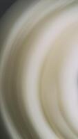 Rolled beige fabric with smooth folds video