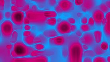 Bright magenta blobs on cyan video