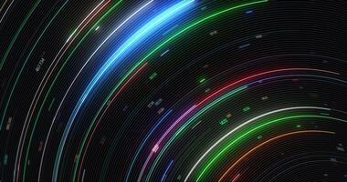 abstract background with colorful lines and circles video