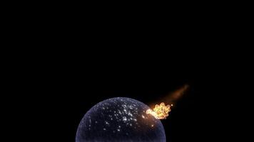 High-quality attack animation VFX isolated for easy compositing. video