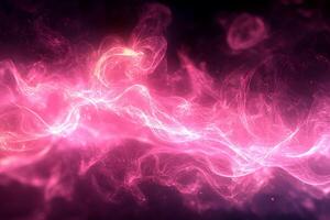 Ethereal Pink Smoke Abstract for Digital Art and Creative Design photo