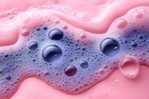 Abstract Pastel Bubbles and Foam Texture for Creative Background Design Projects photo