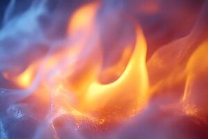 Abstract Fiery Flames Background for Creative Design Projects photo