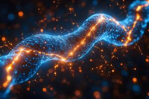 Glowing Helix Structure With Electric Pulses for Science and Technology Design photo